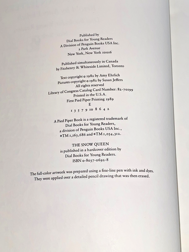 Die Schneekönigin Softcover Buch nacherzählt von Amy Ehrlich & Bilder von Susan Jeffers - Bild 7 von 14