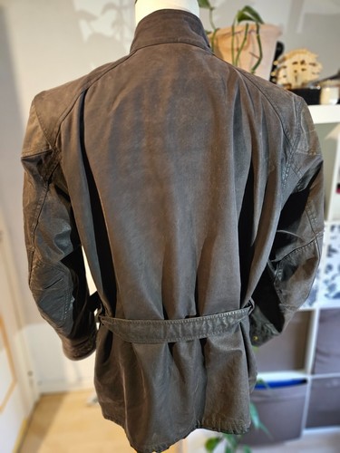 Belstaff Trialmaster Made In England Vintage 80's Waxed Cotton+Quilted Vest Sz.L - Bild 5 von 24