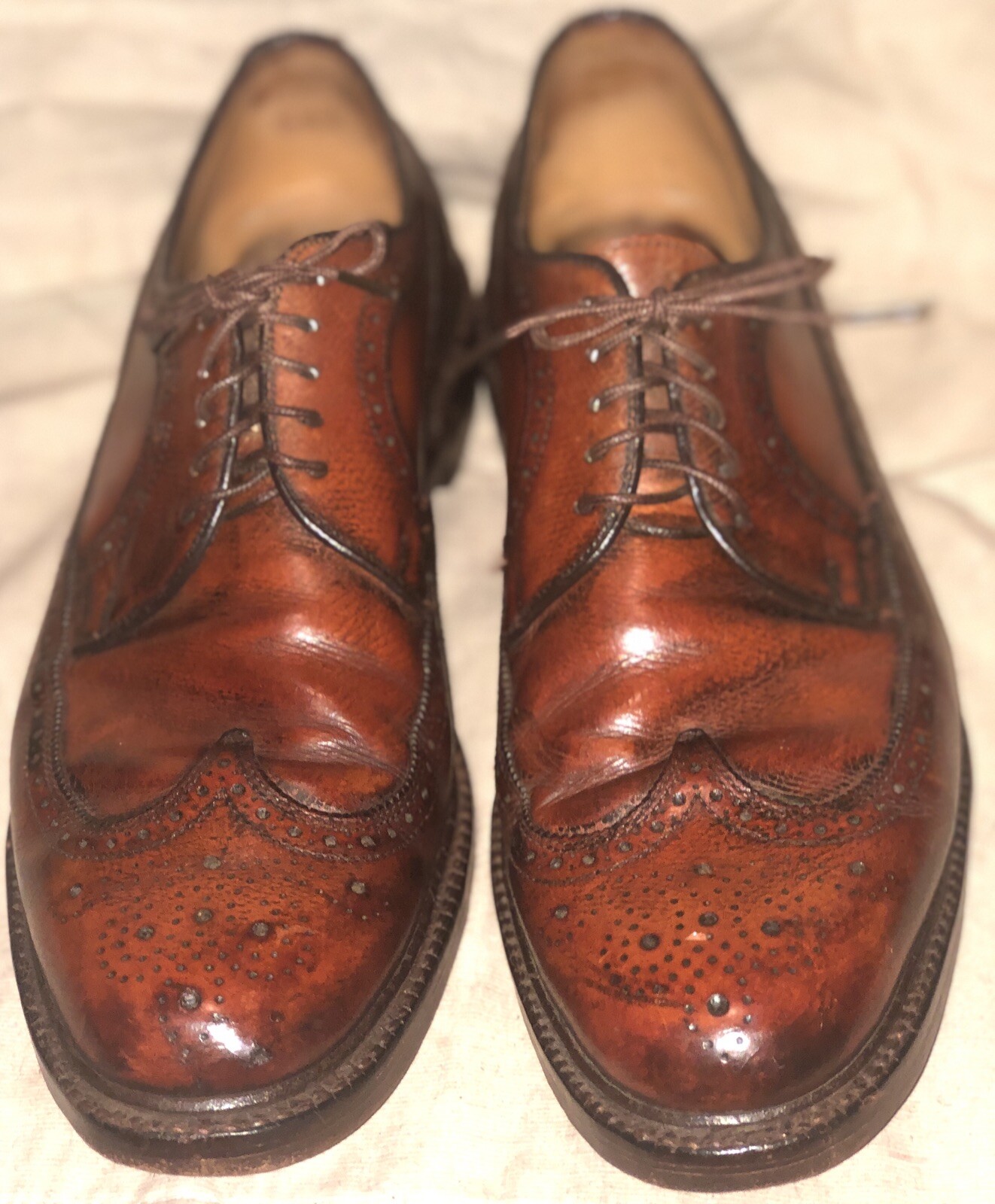 Barrie Ltd Vintage Brown Leather Men’s Wingtip Sh… - image 2