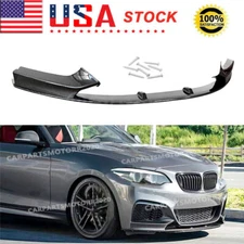 Carbon Look Front Splitter Lip For BMW 2-SER F22 F23 235i 240I M-Sport 2014-2020