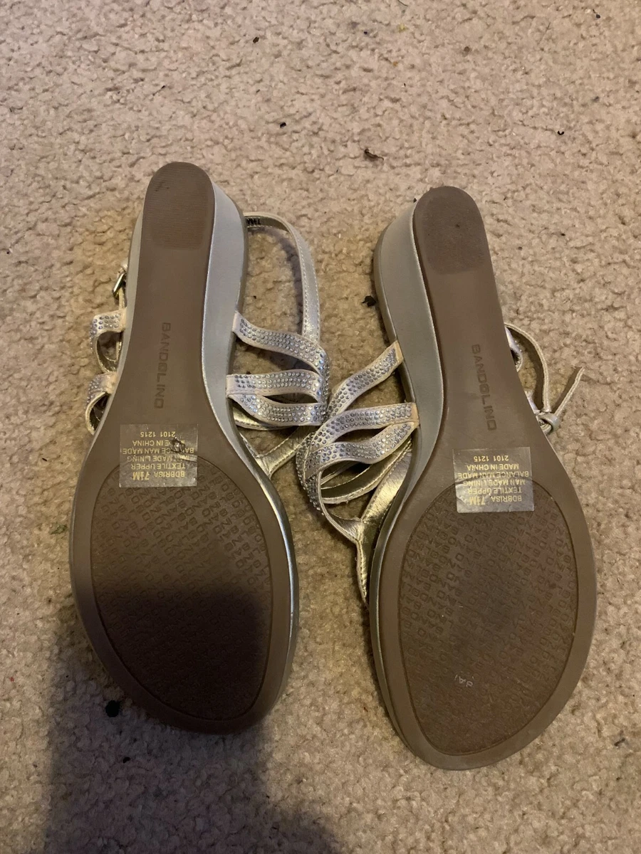 Bandolino silver best sale flats
