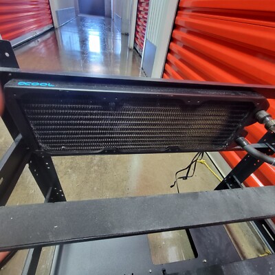 Alphacool NexXxoS ST30 360mm Radiator with 4 fans and fittings 