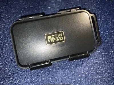 Coin Pod Deluxe Metal detecting coin and artifacts finds box/case
