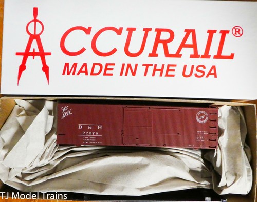 Vagón de carga Accurail HO #1808 Delaware & Hudson (Rd #22978) 36' doble funda madera | Zustand: New