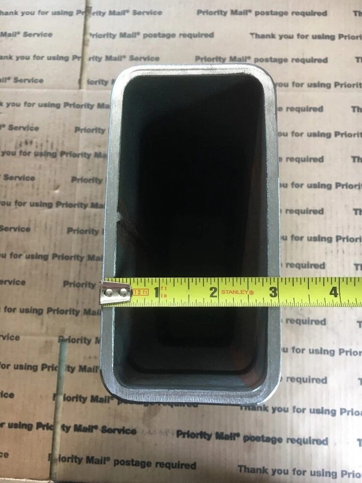 Tubo rectangular cuadrado de acero 3 X 6 1/4" soporte de refuerzo de pared soldadura de 12" de largo Foto 4 de 4