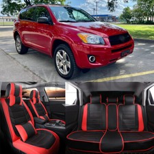 For Toyota Rav4 2001-2012 Leather Seat Covers Full Set 5-sits Front Rear Cushion For Toyota Rav4 2001-2012 Leather Seat Covers Full Set 5-sits Front Rear Cushion