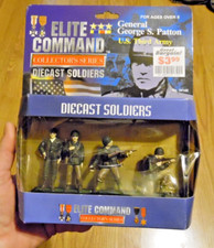 Vintage Elite Command Diecast Soldiers General George S Patton US Third Army New