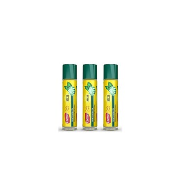 3 Pack Wintergreen Carmex Daily Care Moisturizing Lip Balm, SPF 15
