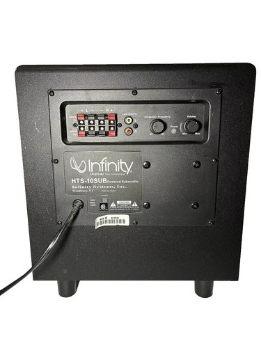 インフィニティー　パワードサブウーファー BU-1 Infinity BU-1 Powered Subwoofer 60W Active Home Theater Bass