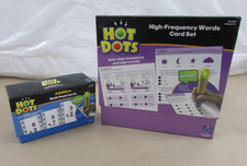 Lot of 2 Hot Dots Flash Cards High-Frequency Words New and Addition Grade K 