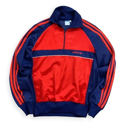 adidas vintage Pullover Gr. 38 S-M Damen 80s Trainingsjacke West Germany AJ7 - Bild 1 von 4