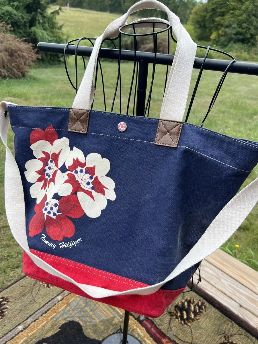 Tommy hilfiger sales canvas tote