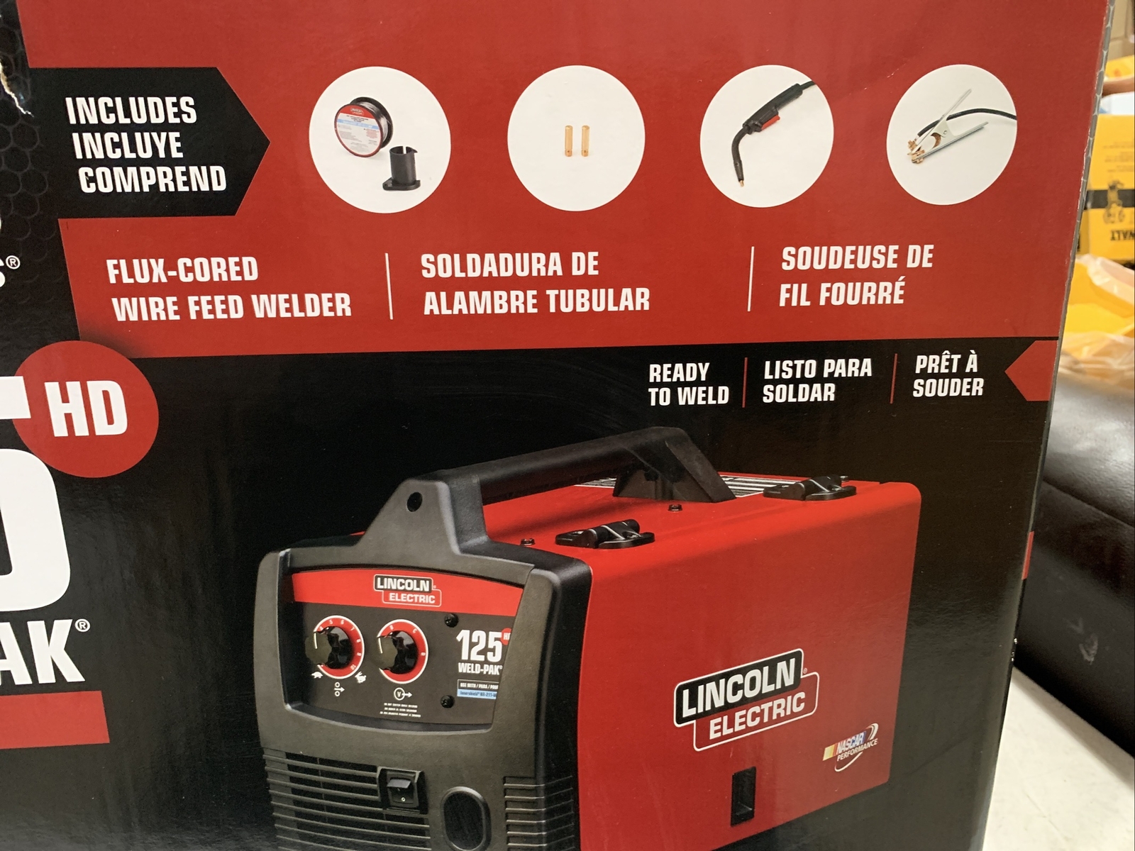 Lincoln Electric 125Amp WeldPak 125 HD FluxCored Welder 15082664941