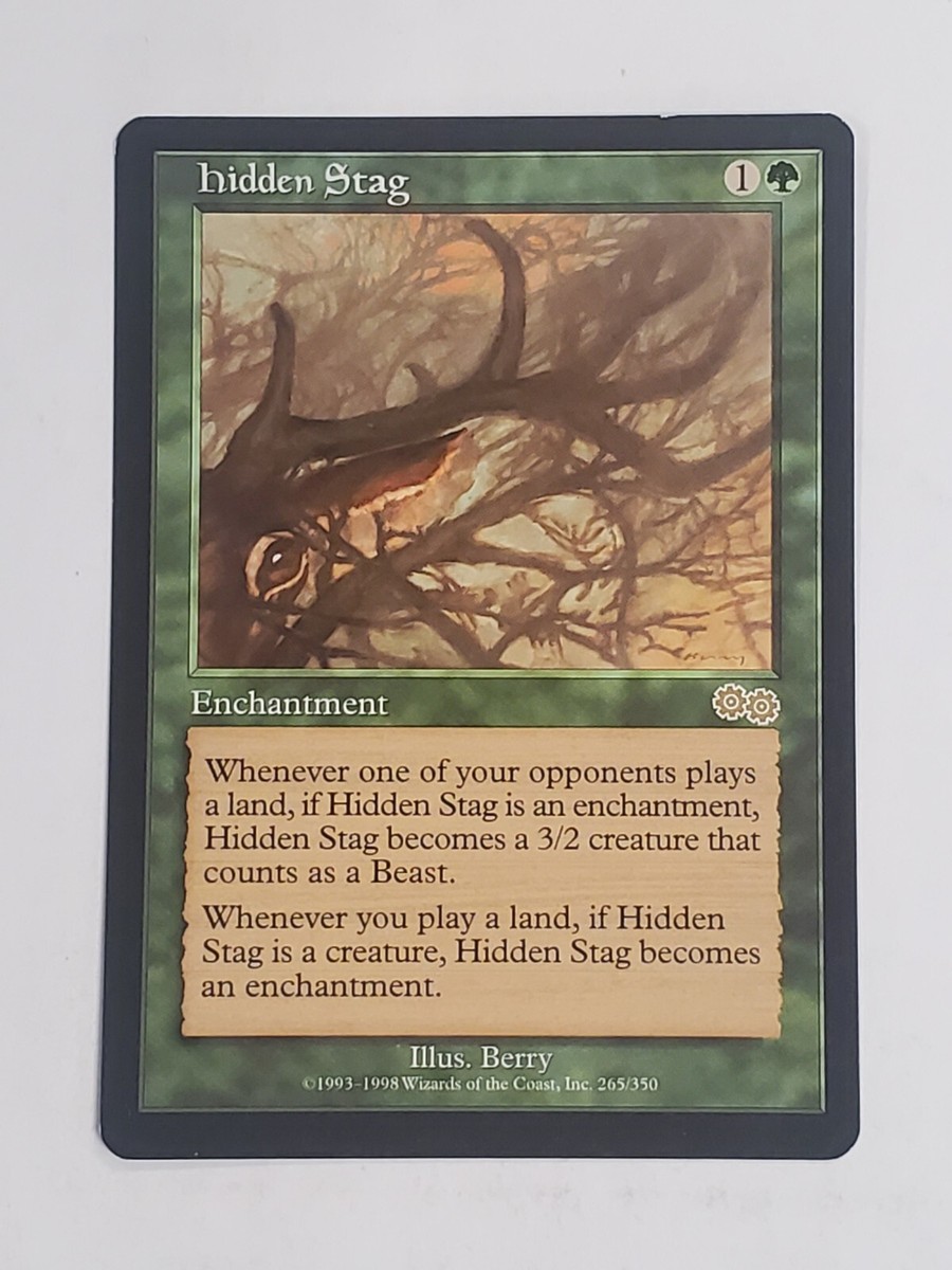 MTG Hidden Stag (Urza's Saga/Green/R) - BGM | eBay