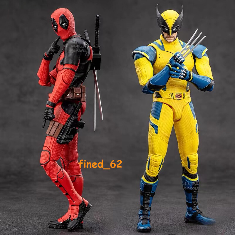 Official ZD Toys Deadpool Wolverine PVC Action Figure Model Toy