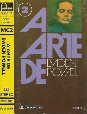 Baden Powell A Arte De Baden Powell CASSETTE  TWO ONLY ALBUM LATIN Samba, Bossa