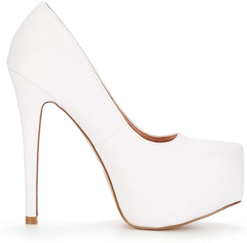 Women Sexy Pump Shoes High Stilettos Heel Close Toe Wedding Party Pump Shoes - Picture 63 of 66