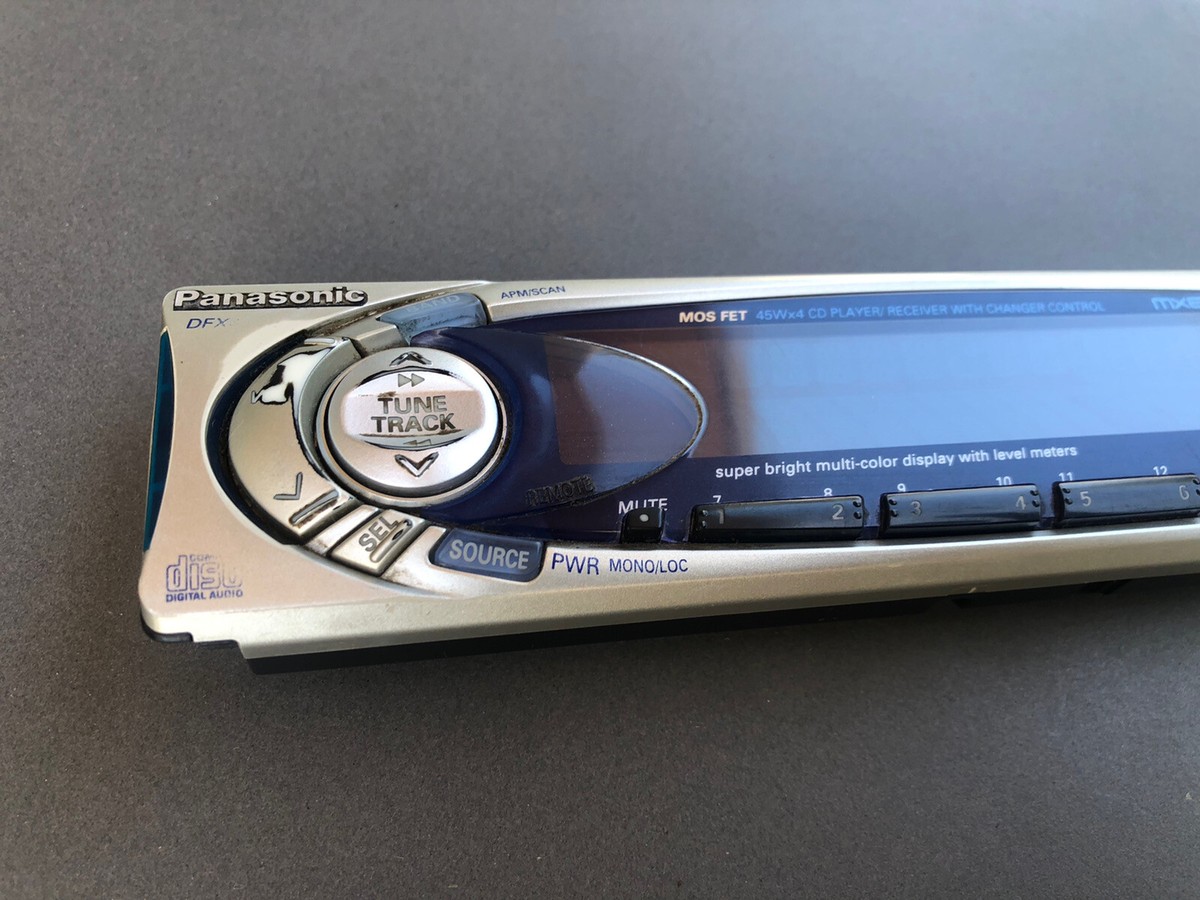 PANASONIC DFX400U CAR STEREO PANASONIC DFX400U FACEPLATE ONLY OEM