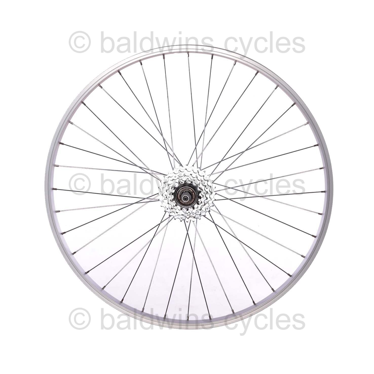 26 " Alloy REAR Mountain Bike Wheel & 5 SPEED FREEWHEEL Bicycle MTB (R) eBay