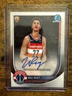 Topps 2025-26 Bowman Chrome Autographs Will Riley RC Auto Wizards #BCA-WR