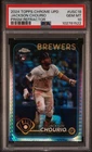 Jackson Chourio 2024 Topps Chrome Update Prism PSA 10 Brewers Rookie #USC18