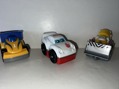 Lot Mega Bloks First Builders Vehicles Construction Trucks Dump Race Car GUC