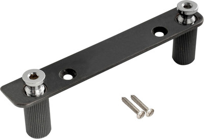 Black Double Locking Guitar Bridge Tremolo Anchor Studs Bracket Fit Floyd Rose