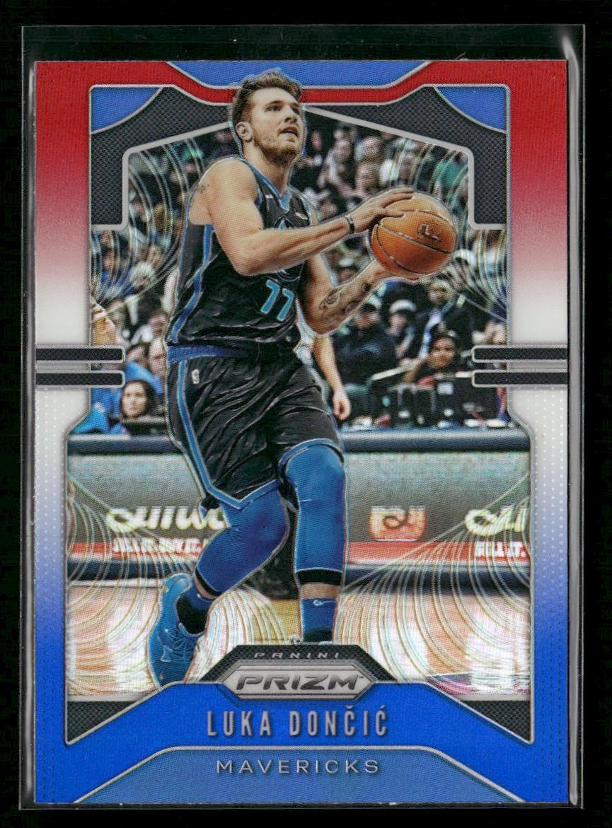 Luka Doncic Red, White, and Blue Prizm #75