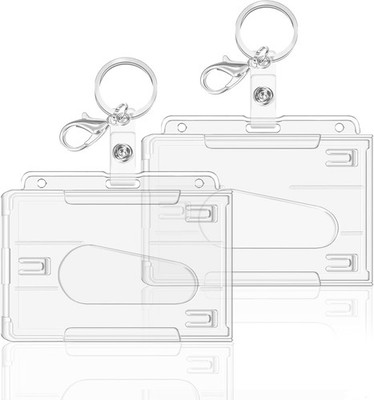 Ausweishülle, Hard Clear Badge Holder, ID Kartenhalter, Kartenhalter für Büro, S