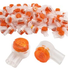 100 PCS K2-2 Core Network Cable Telephone Line Connector Butt Wire Splice