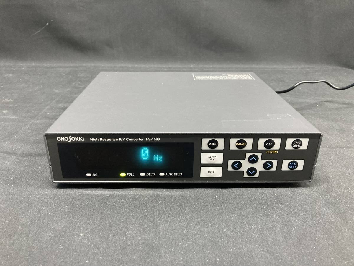 ONOSOKKI FV-1500 High Response F/V Converter WORKING | eBay ONOSOKKI FV-1500 High Response F/V Converter WORKING | eBay