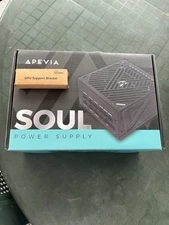 Apevia ATX-SL650W Soul 650W Fully Modular, ATX Active PFC, DC to DC Converter.