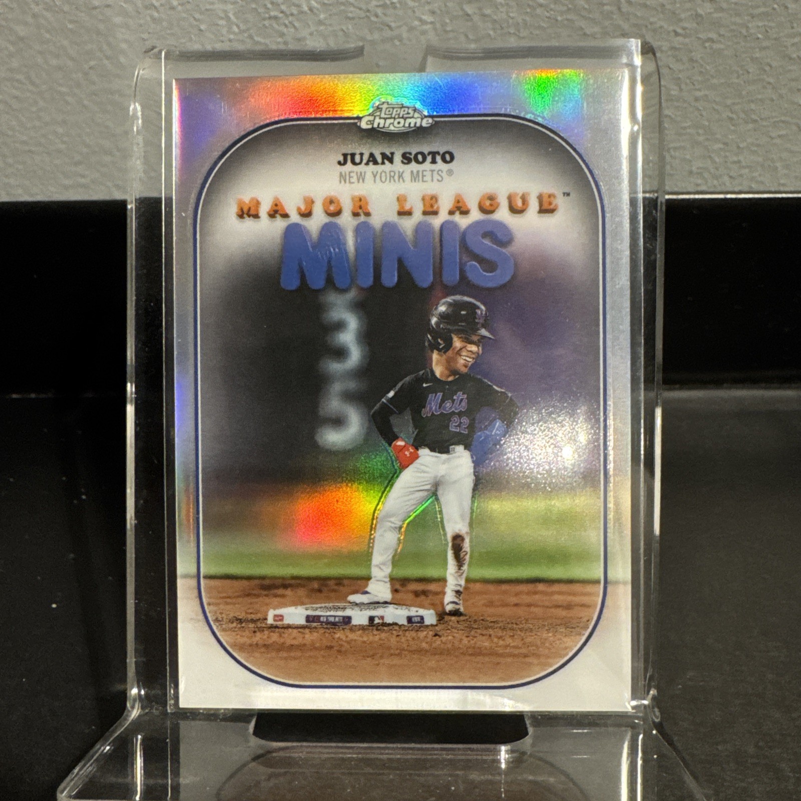 2025 Topps Chrome Update Major League Minis Juan Soto #MM-5 SSP Case Hit