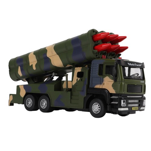 1/50 Militärraketen-Fahrzeug-Modell-Legierung Ziehen Zurück Raketen-Auto- SA - Bild 21 von 24