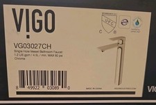VIGO Norfolk VG03027CH Single-Handle Single Hole Bathroom Faucet- Chrome