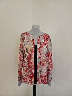    Manoukian Damen langarm Bluse NEU Gr. M Blumenmuster