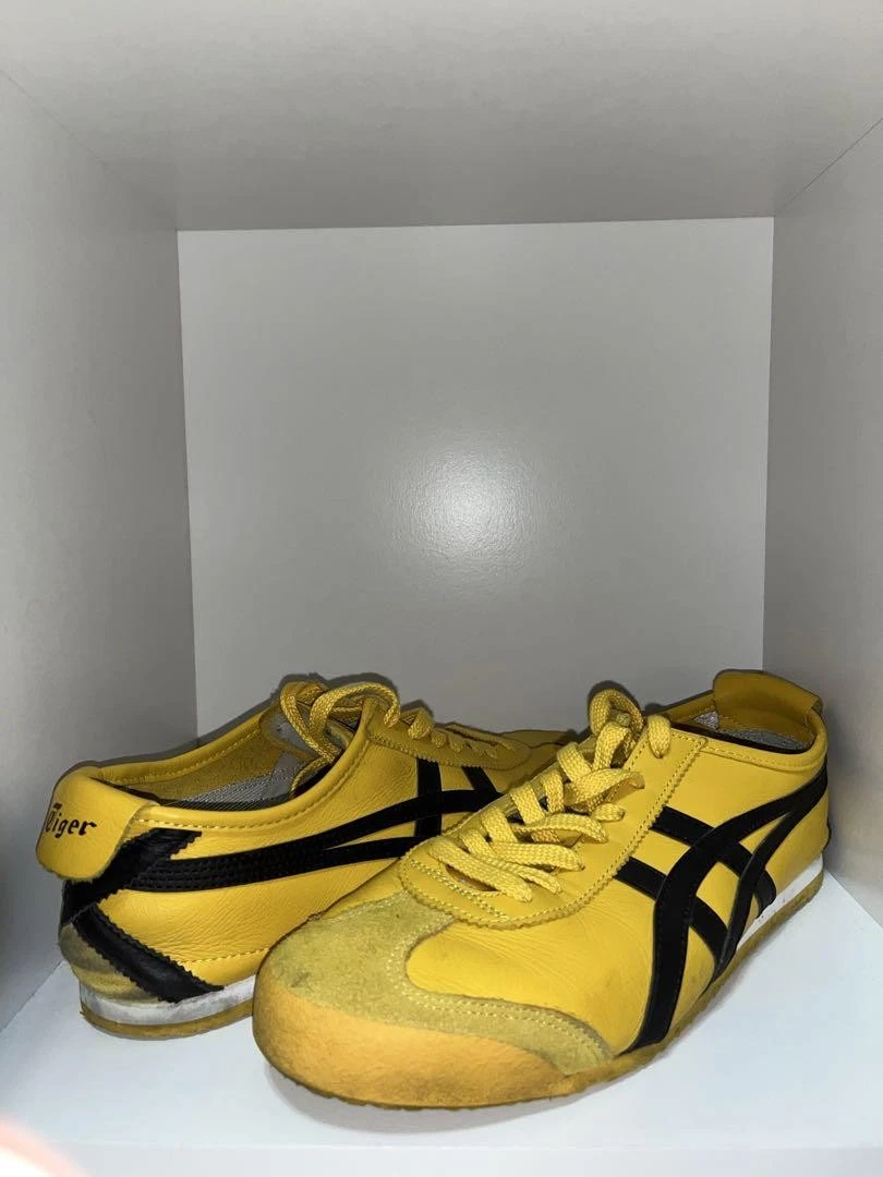 ASICS Uomo 9.0US Onitsuka Tiger Mexico 66 Giallo Nero