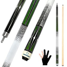 HomeSeason Pool Cue Stick 58" Billiard Cue Sticks 3D Printed Grip Professional L