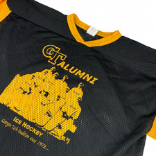 VTG Georgia Tech Yellow Jackets Alumni Ice Hockey Jersey Black/Yellow/White • XL