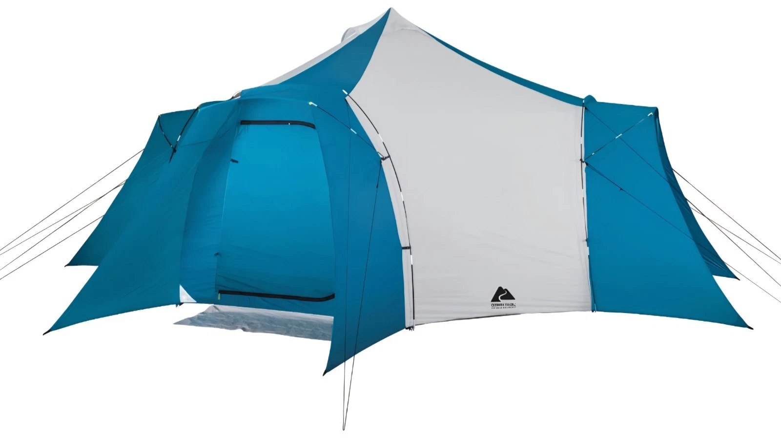 12 Person OZARK Tent 4 Entrances Waterproof and Wind Proof, Mud Mats. 15X15 Feet