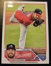2023 Topps Series 1 Baseball Ian Anderson #114 Atlanta Braves