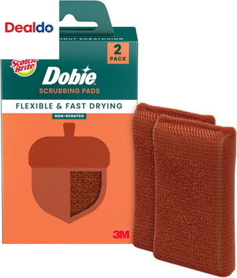 Harvest Dobie Scrubbing Pads, Non-Scratch Kitchen Sponge for Cleaning Dishes, Ap