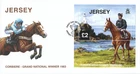 2013 Jersey Corbieire, Grand National Winners 1983 Mini Sheet First Day Cover