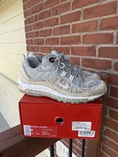 hombre nike air max 98 supreme piel de serpiente talla 9 usado con caja 844694-100