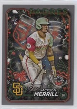 2024 Topps Holiday Silver Glitter Jackson Merrill #H160 9k7
