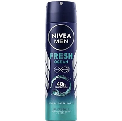 Nivea Men Fresh Ocean 48 Hour Deodorant Spray, 5oz (150ml)