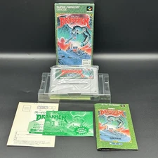 Drakkhen Super Famicom 1991 JAPAN IMPORT US SELLER ~ COMPLETE w/ MANUAL IN BOX