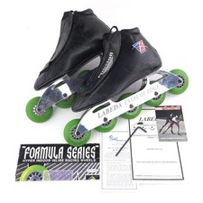 Vintage Riedell 401B Inline Roller Skates Size 9 5-Wheel AXLE BOLT STUCK READ