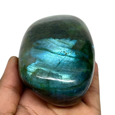Selene Gems IGLI Natur Labradorit Riesiger Edelstein Tumble 2157 Ct Unbehandelt