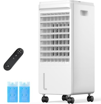Versatile Evaporative Cooler - 3-Mode Portable AC Unit with Removable 2Gal Ta...